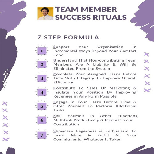 Team Members Success Rituals